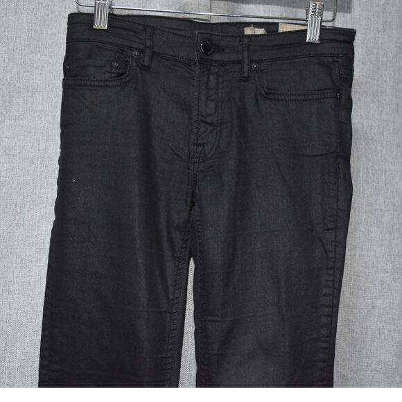 AllSaints MAST Low Rise Skinny Jeans Black W26 - Picture 2 of 4